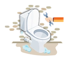 Toilet / flush cistern